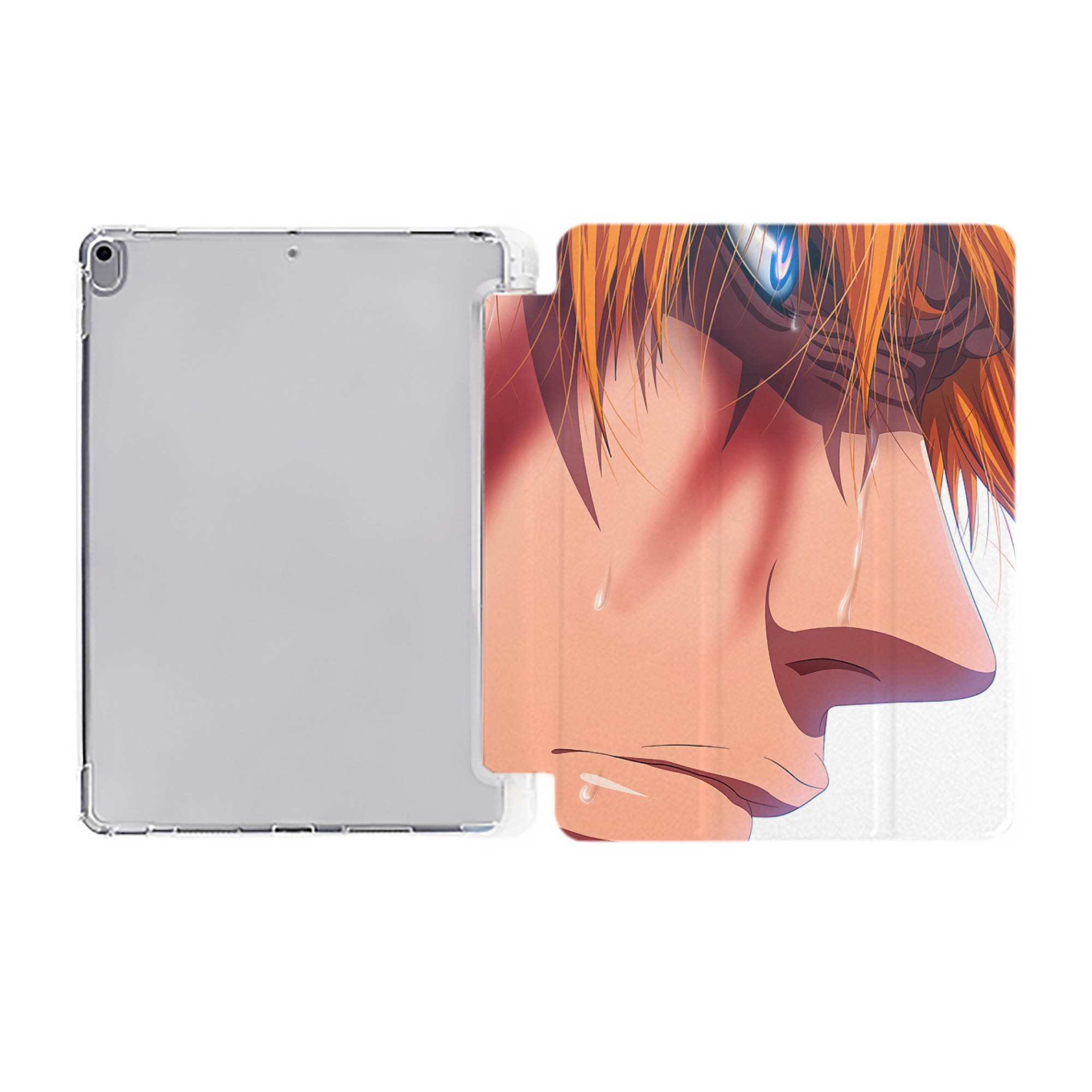 （画像用） ブリーチ BLEACH IPad ケース ペン収納付き 三つ折りスタンド PUレザー×シリコン 対応機種9.5/10.5/10.9インチ